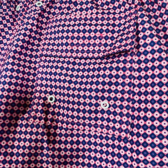 Tailorbyrd Pink Purple Lined Swim Trunks Men's Medium - Picture 5 of 7
